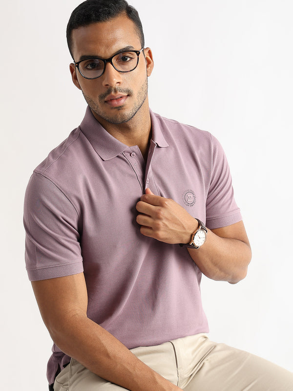 Elderberry Solid Polo T-Shirt