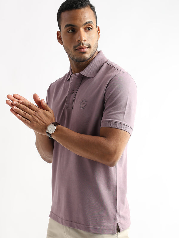 Elderberry Solid Polo T-Shirt