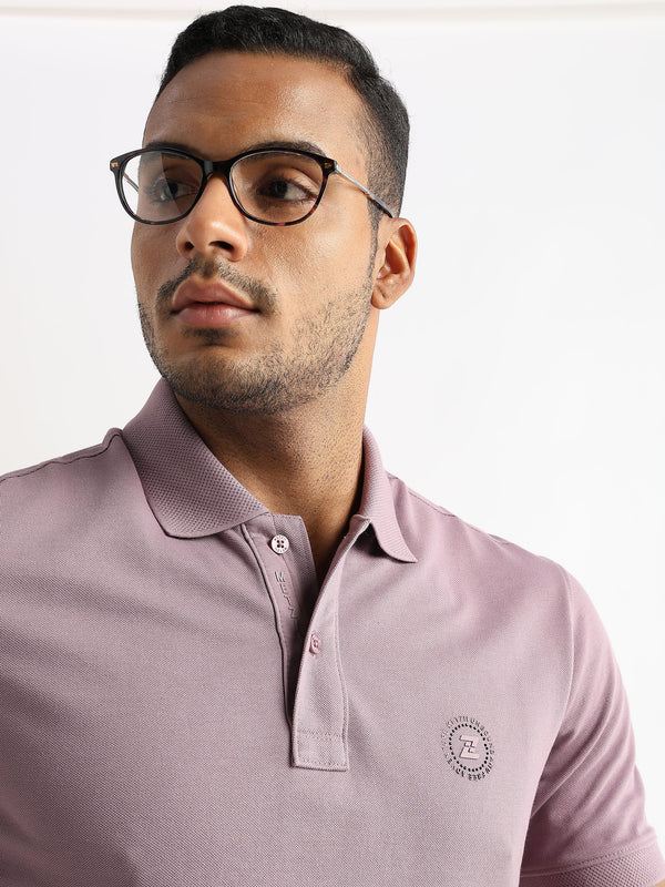 Elderberry Solid Polo T-Shirt