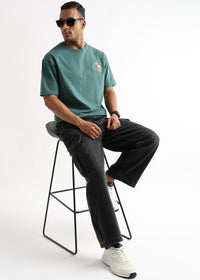 Posy Green Cartoon Artwork Graphic Oversized