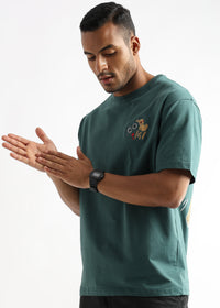 Posy Green Cartoon Artwork Graphic Oversized