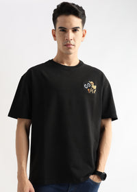 Phantom Black Cartoon Artwork Graphic Oversized