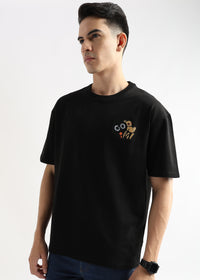 Phantom Black Cartoon Artwork Graphic Oversized