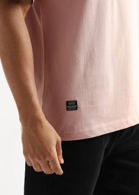 Pastel Rose Solid Oversized T-Shirt