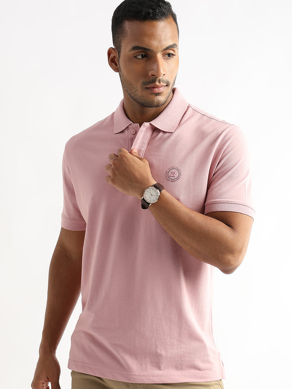 Desert Rose Solid Polo T-Shirt