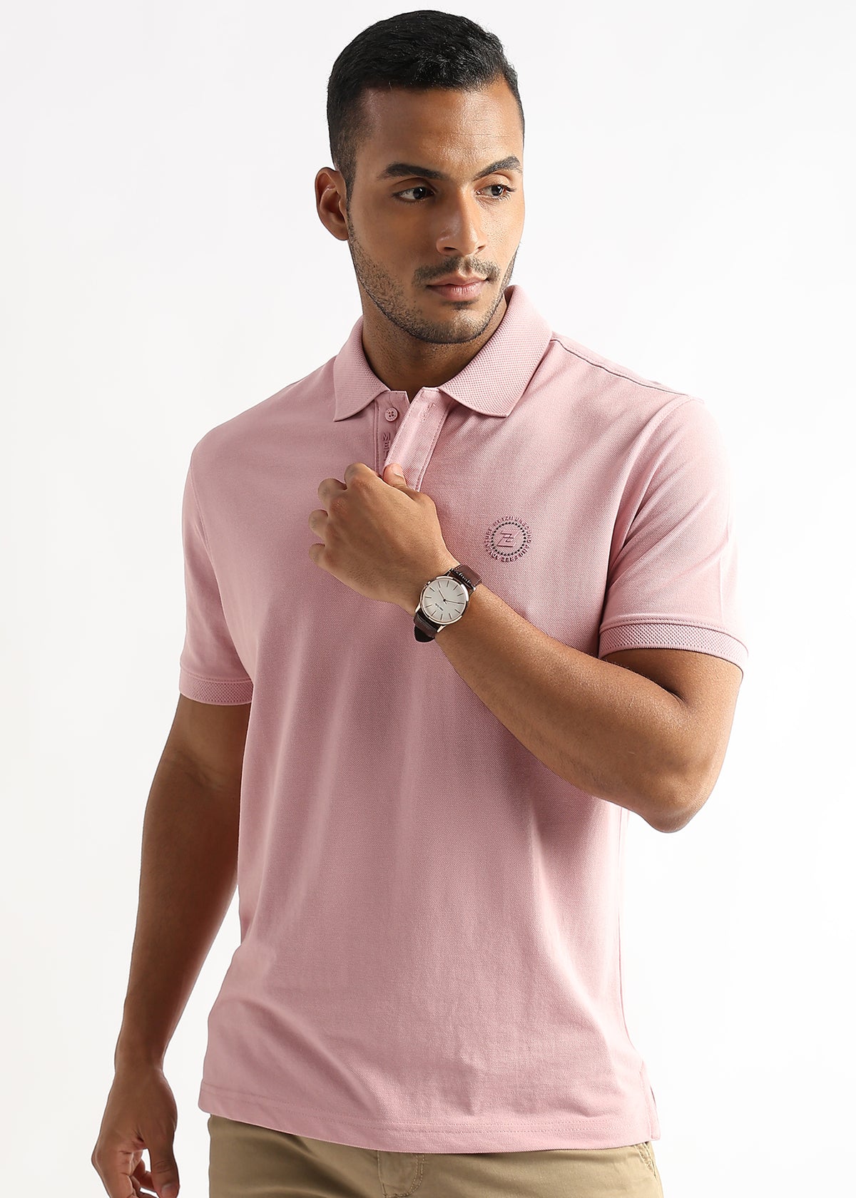 Desert Rose Solid Polo T-Shirt