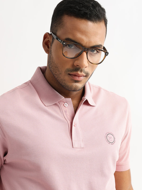 Desert Rose Solid Polo T-Shirt