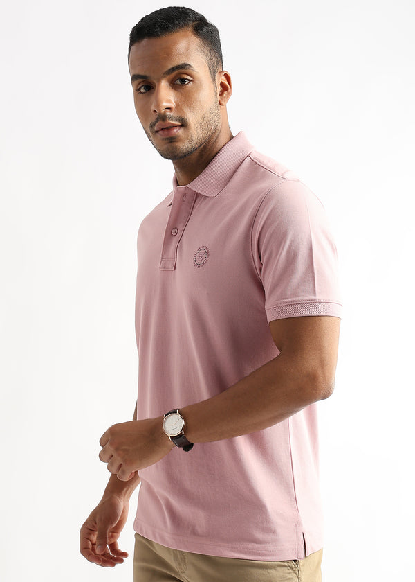 Desert Rose Solid Polo T-Shirt
