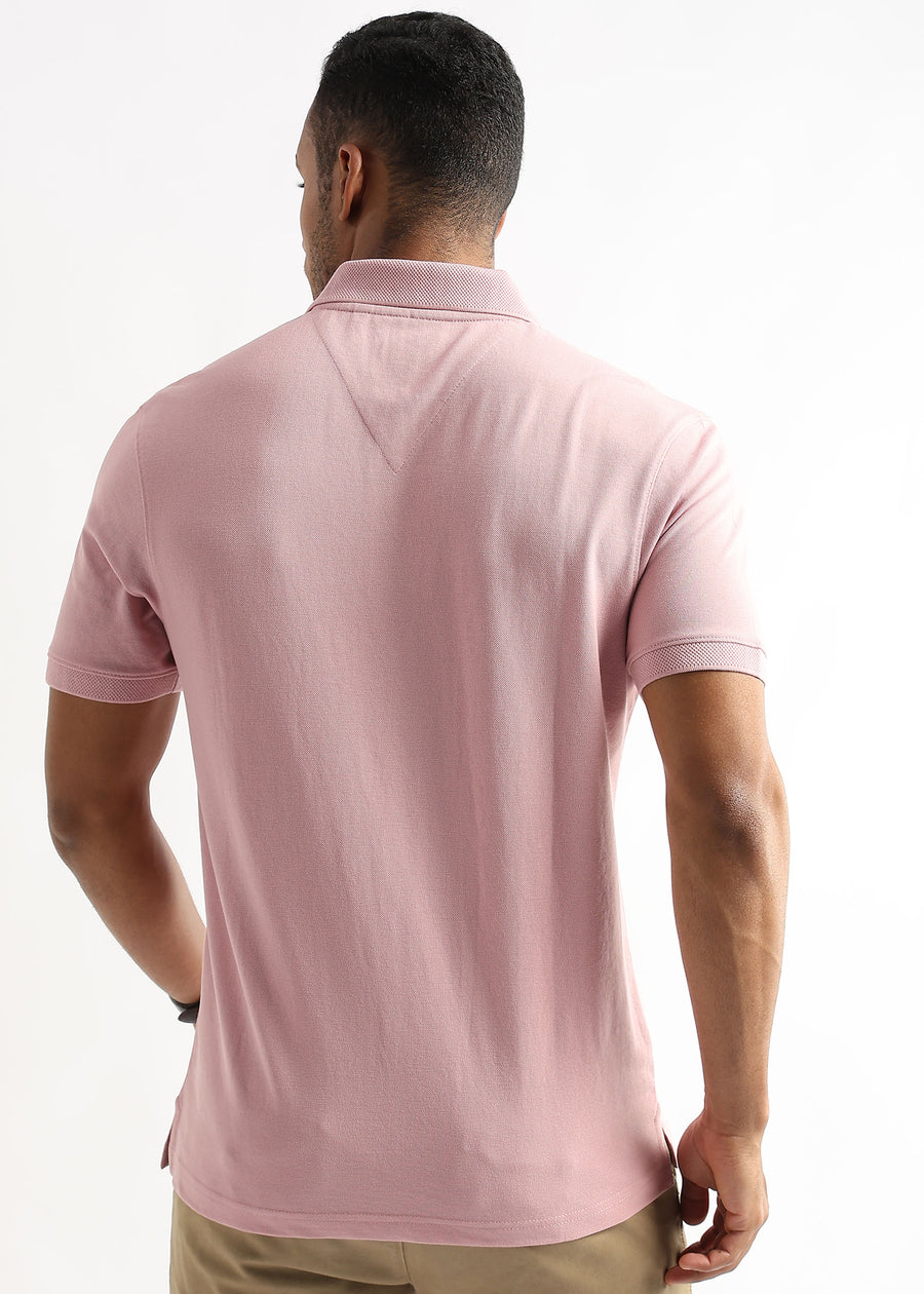 Desert Rose Solid Polo T-Shirt