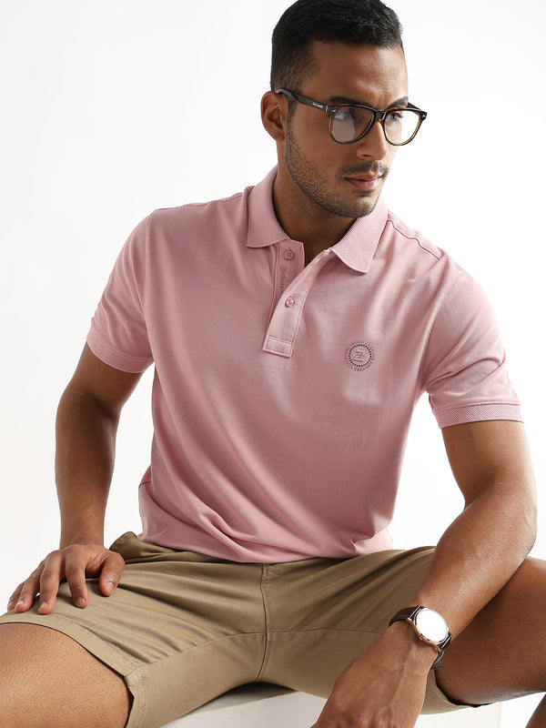 Desert Rose Solid Polo T-Shirt
