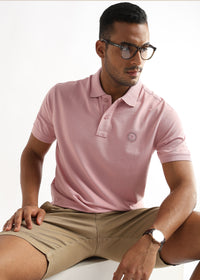 Desert Rose Solid Polo T-Shirt