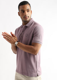 Elderberry Solid Polo T-Shirt