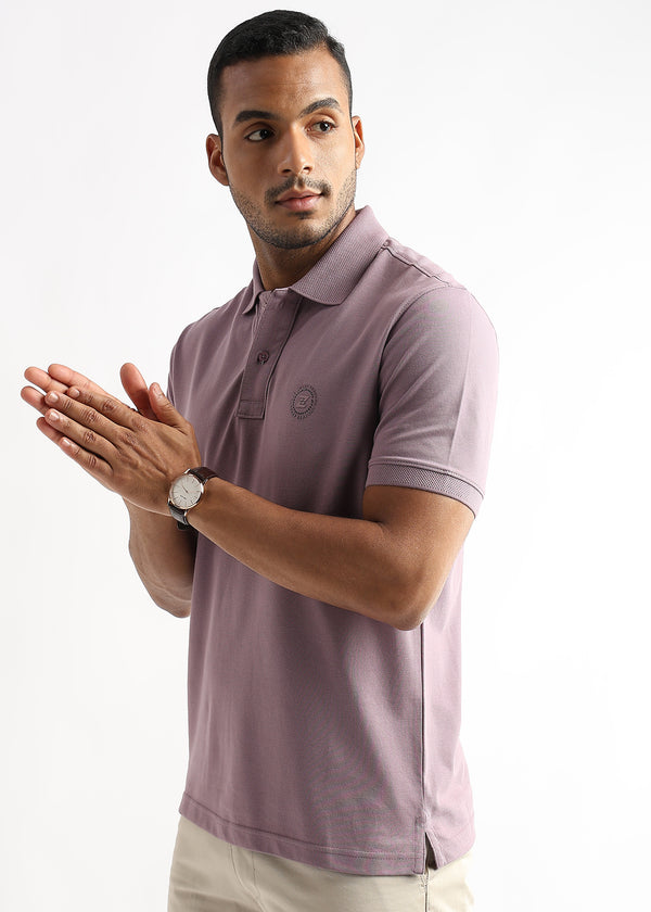 Elderberry Solid Polo T-Shirt