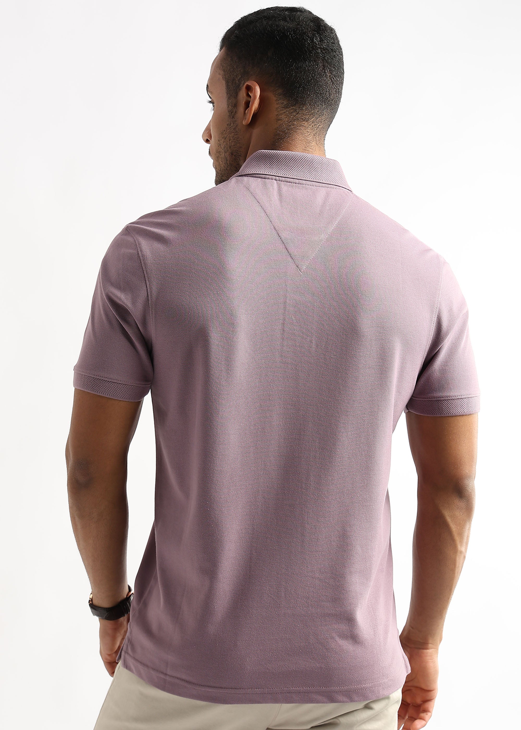 Elderberry Solid Polo T-Shirt