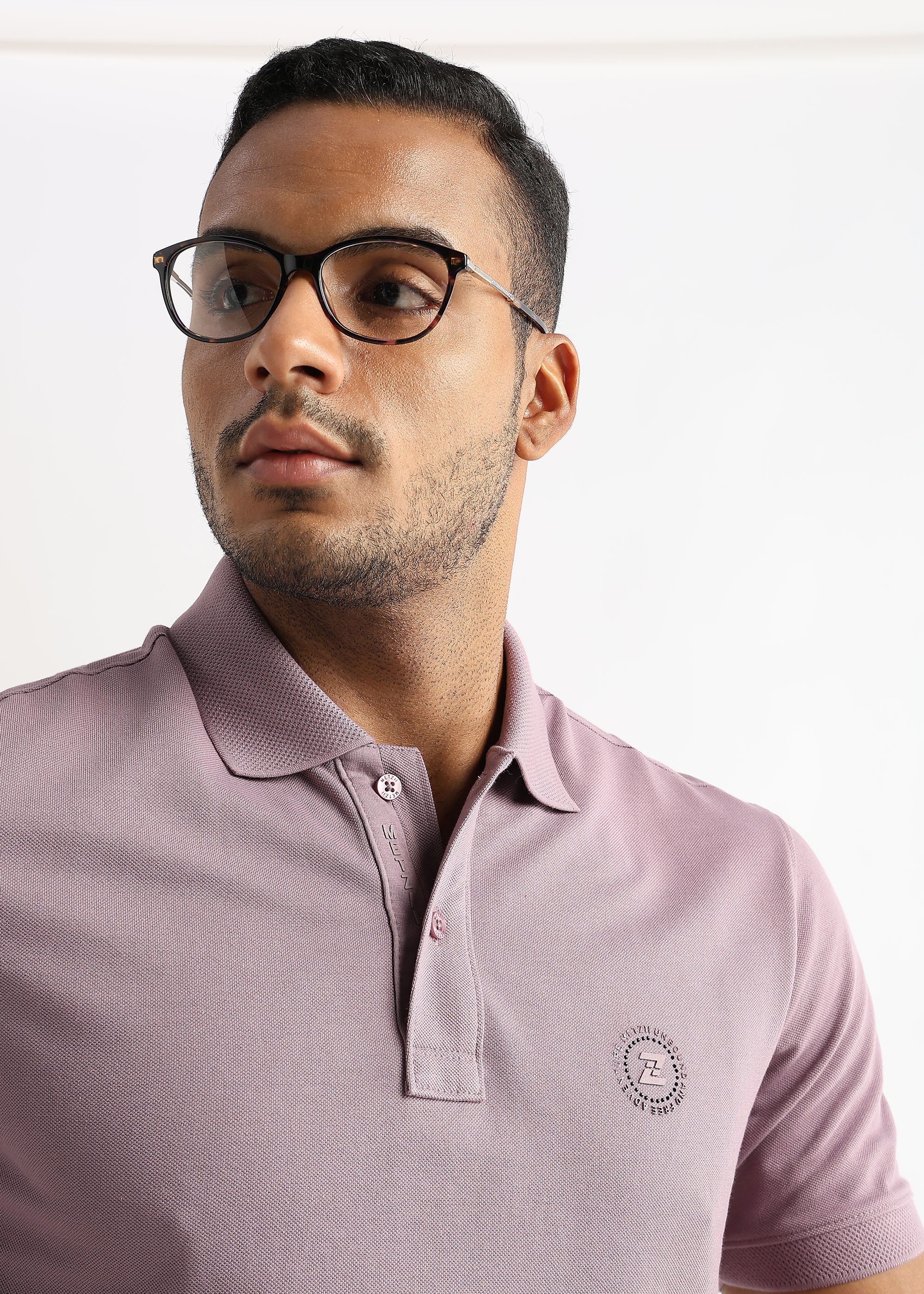 Elderberry Solid Polo T-Shirt