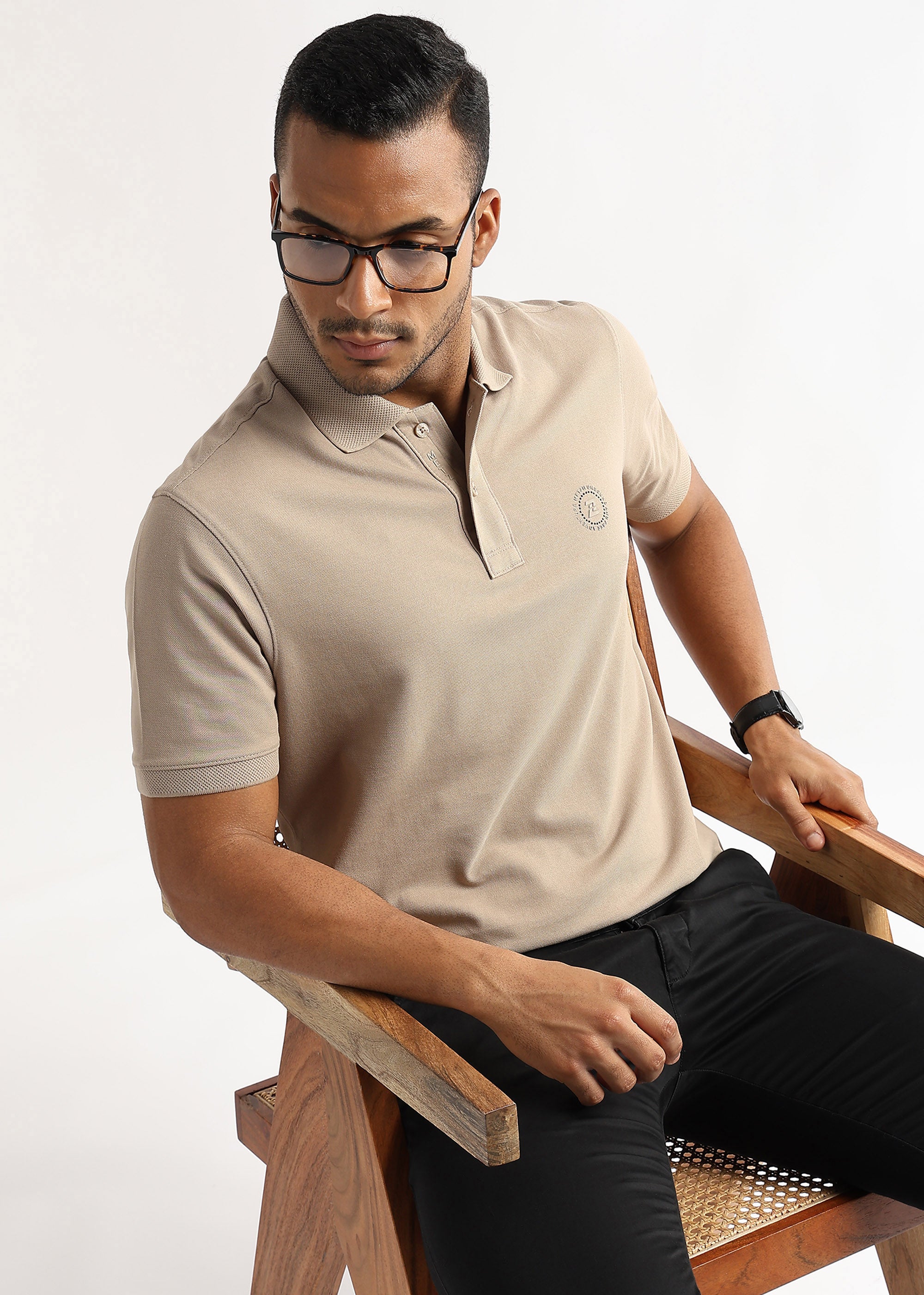 Dune Solid Polo T-Shirt