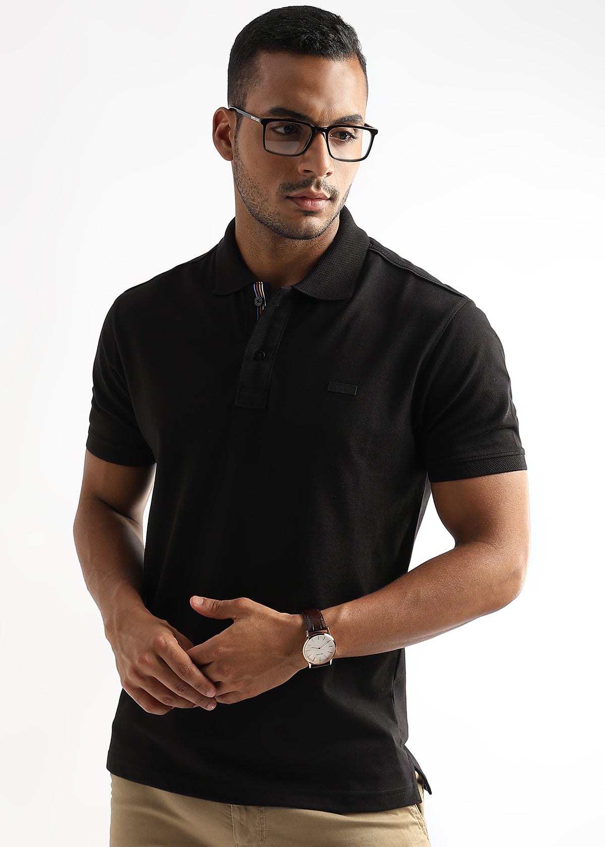 Black Beauty Solid Polo T-Shirt