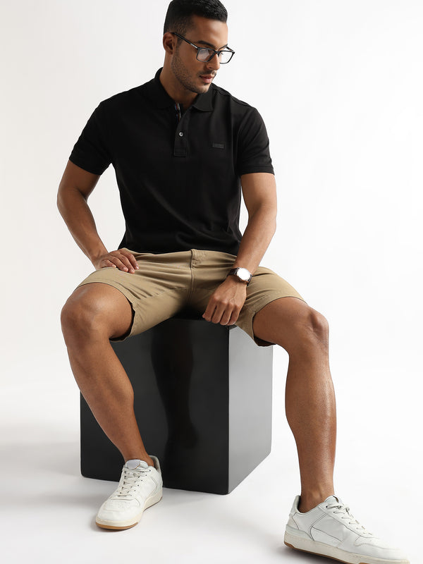 Black Beauty Solid Polo T-Shirt