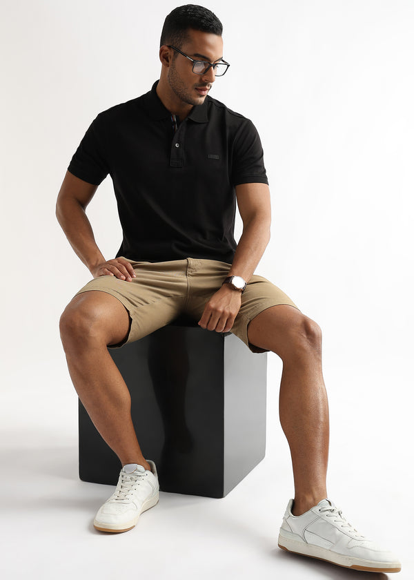 Black Beauty Solid Polo T-Shirt