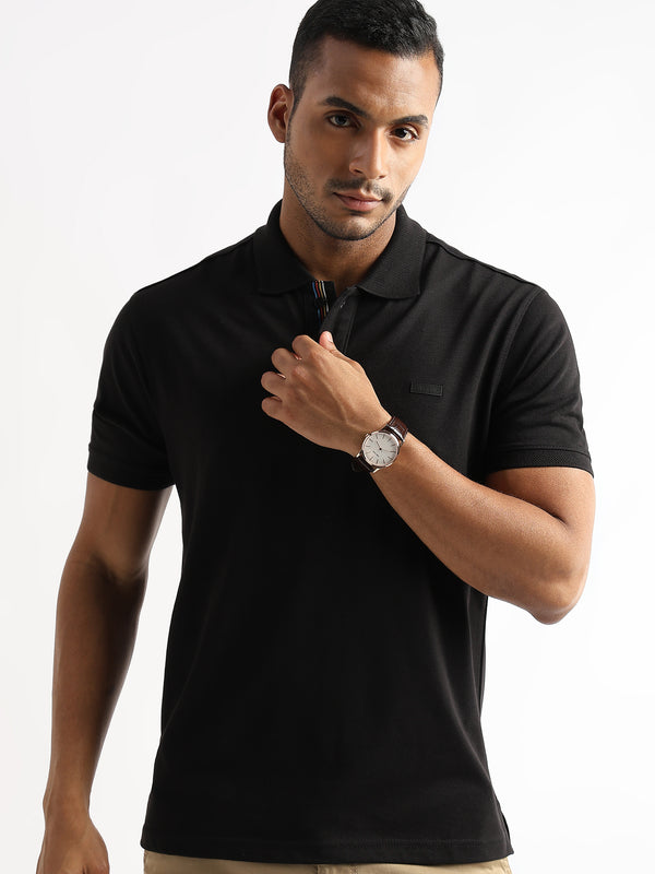 Black Beauty Solid Polo T-Shirt