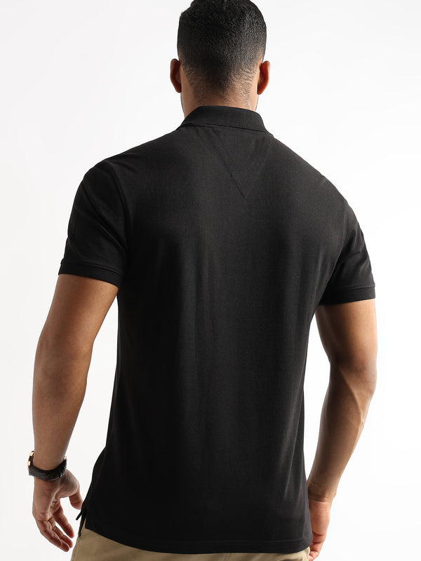 Black Beauty Solid Polo T-Shirt