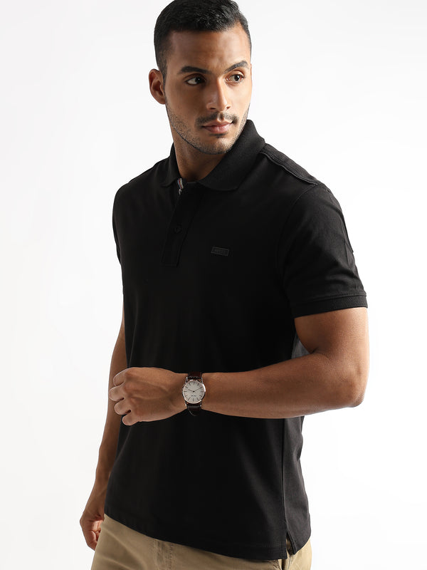 Black Beauty Solid Polo T-Shirt