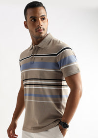 Box Structured Brown Stripes