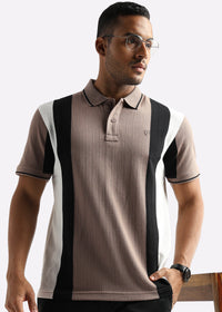 Structured Vertical Gingger Black & White Stripes