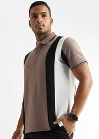 Structured Vertical Gingger Black & White Stripes