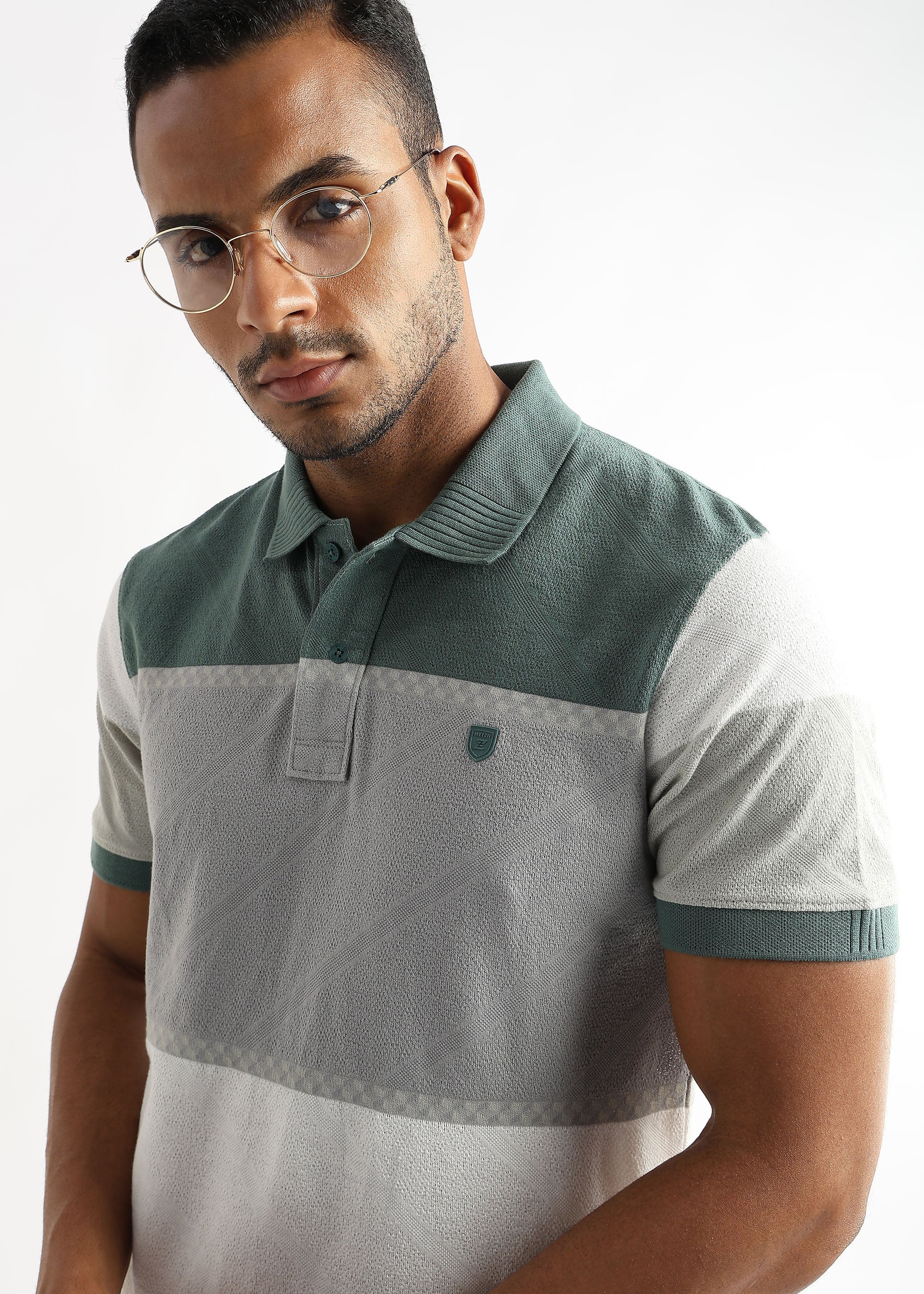 Buy Fossil Stone Mercerised Cotton Polo T-Shirt Online at Metzii