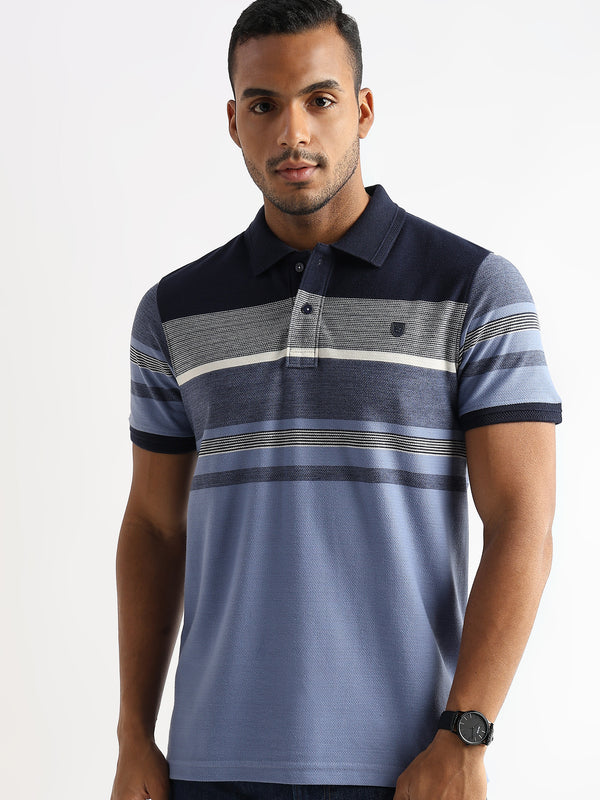Michael Structured Navy Stripes