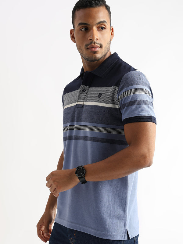 Michael Structured Navy Stripes