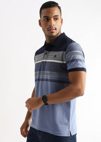 Michael Structured Navy Stripes