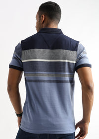 Michael Structured Navy Stripes