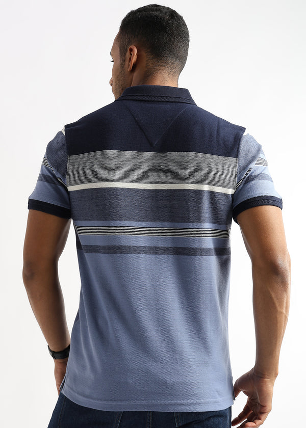 Michael Structured Navy Stripes