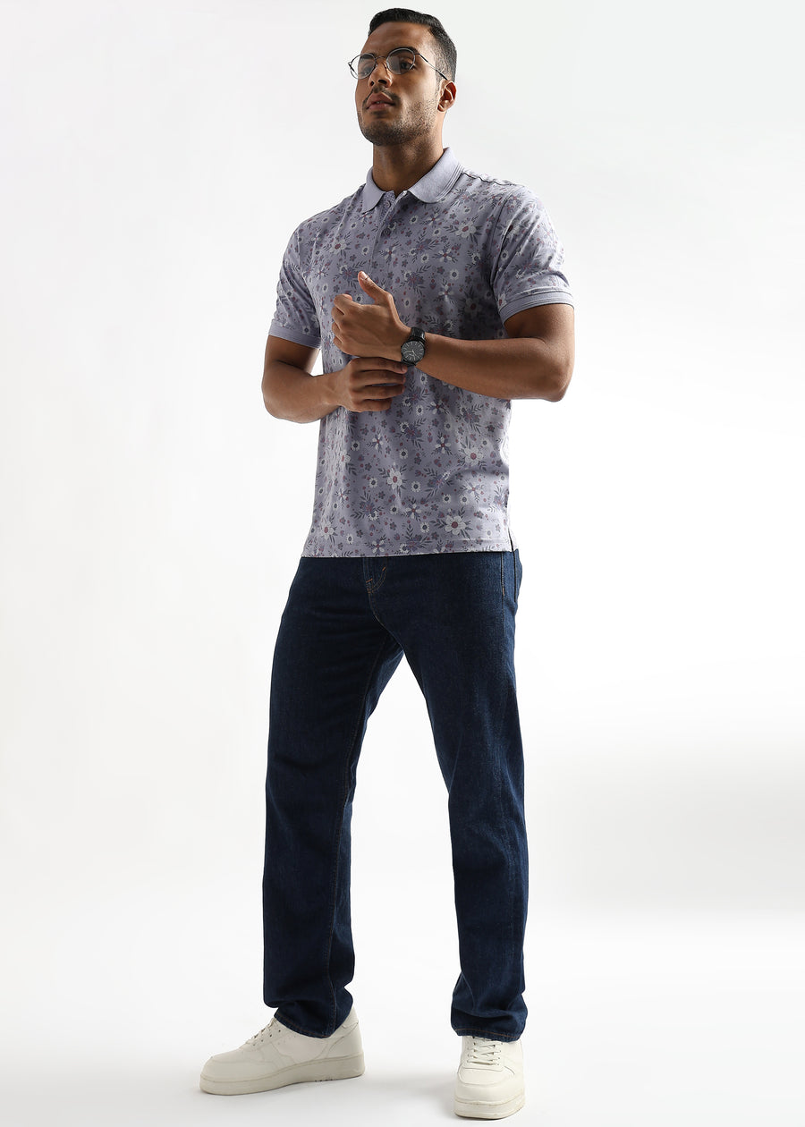 Aleutian Lavender Floral Print