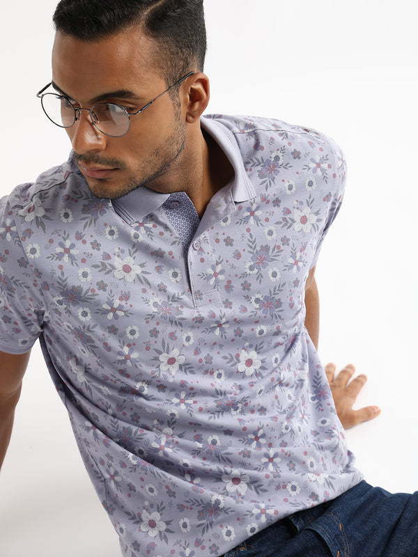 Aleutian Lavender Floral Print