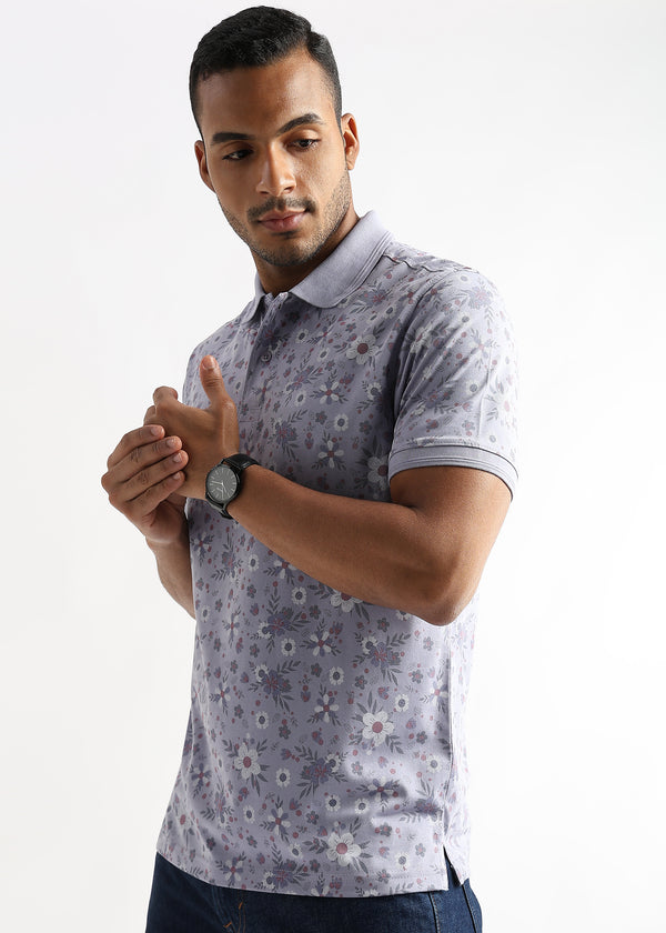 Aleutian Lavender Floral Print