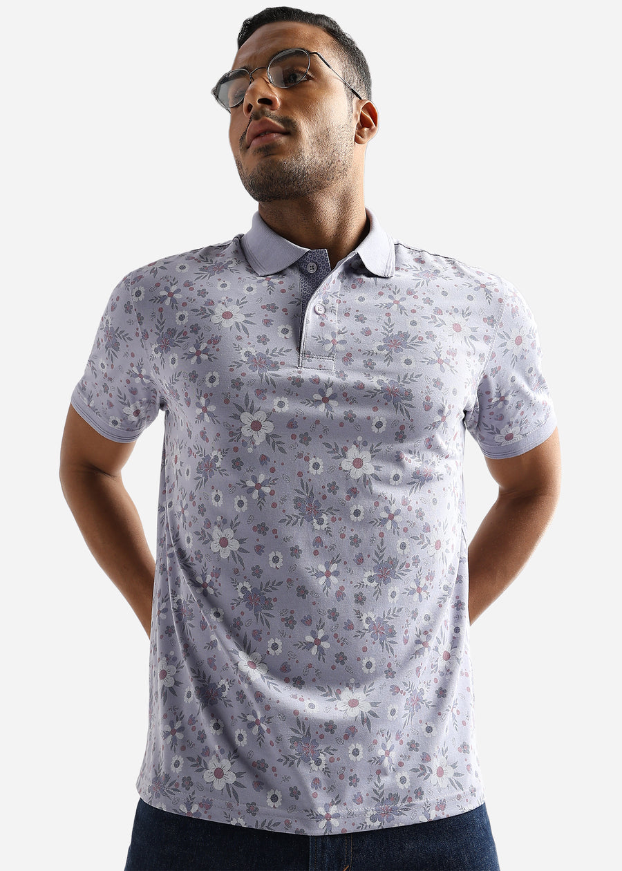 Aleutian Lavender Floral Print