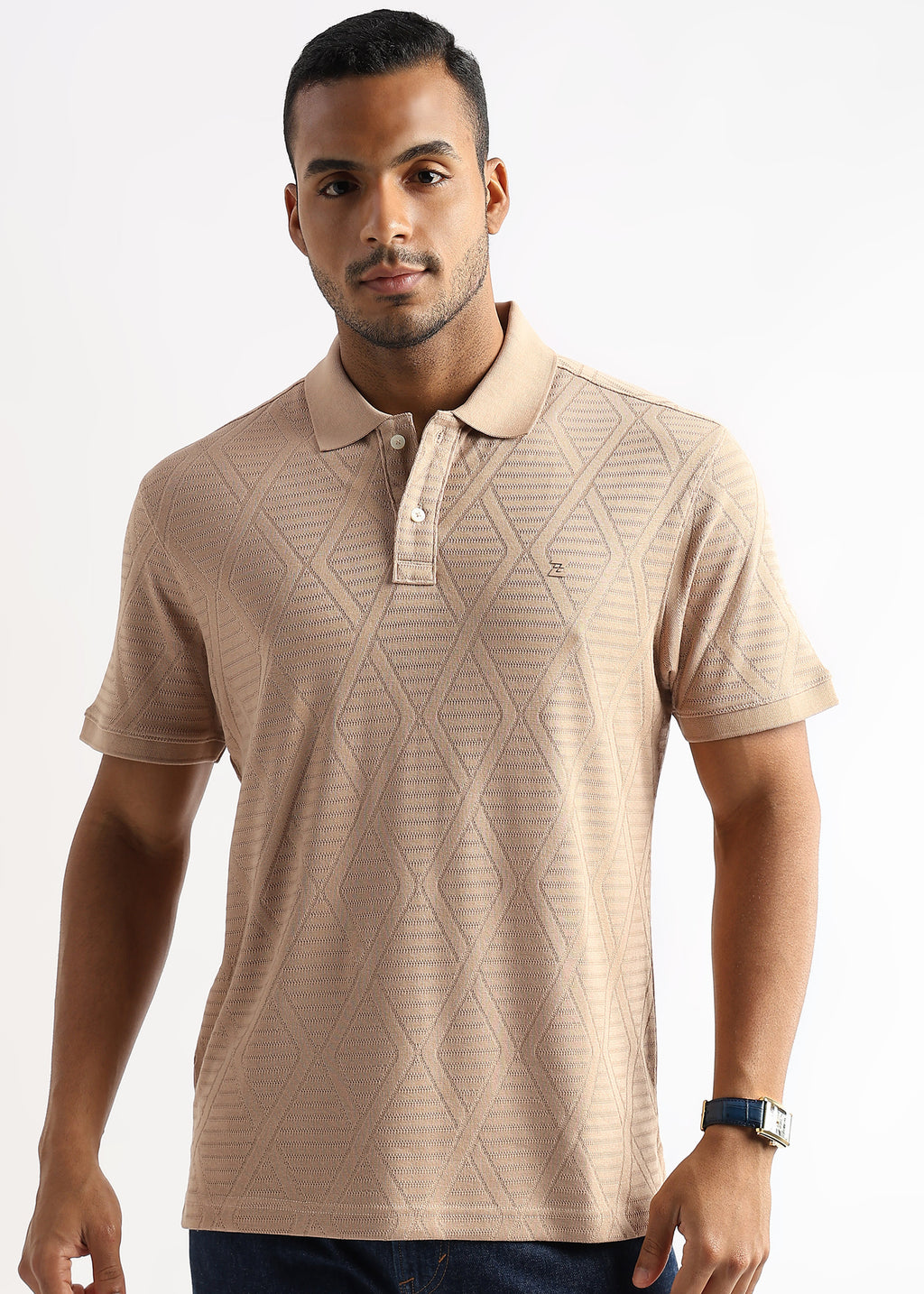 Frappé Diamond Knit Jacquard