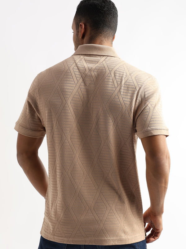 Frappé Diamond Knit Jacquard