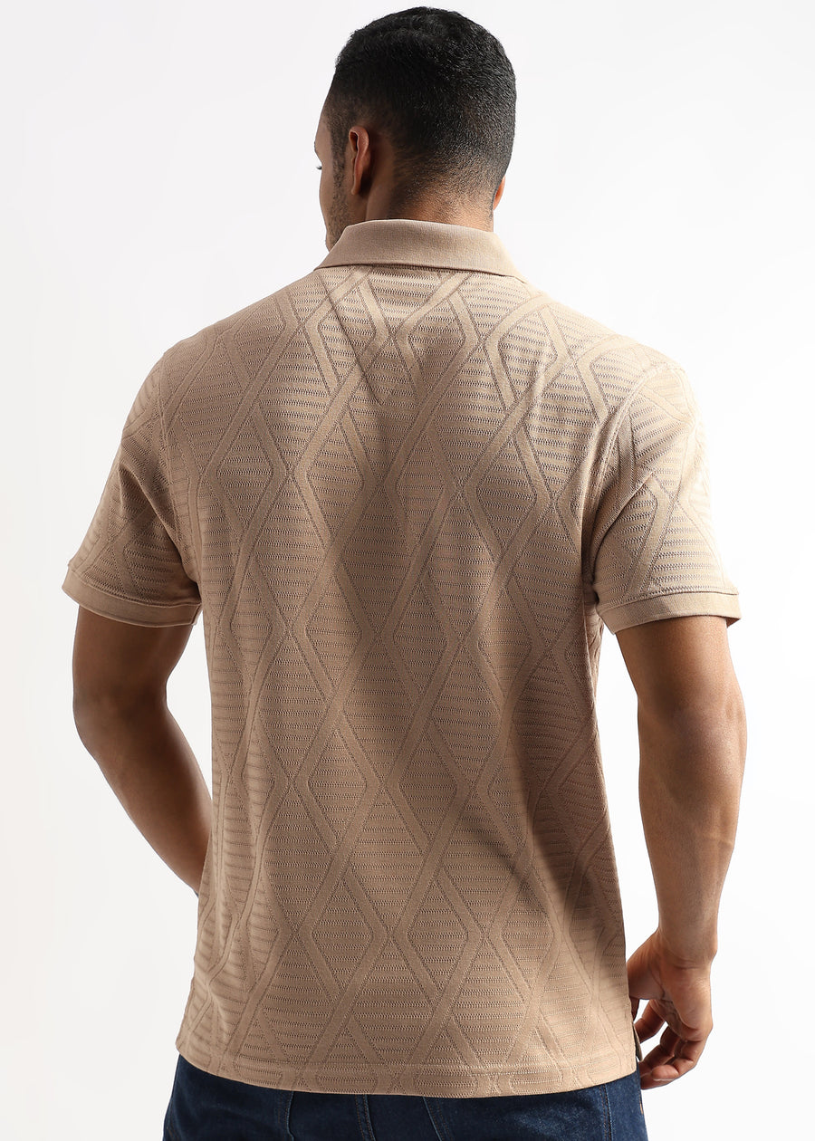 Frappé Diamond Knit Jacquard