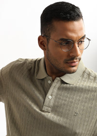 Elm Green Mini Diamond Knit Jacquard