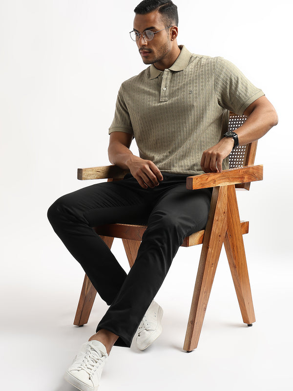 Elm Green Mini Diamond Knit Jacquard