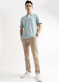 Ether Blue Arrowhead Knit Jacquard