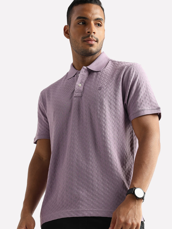 Rhapsody Lavender Arrowhead Knit Jacquard