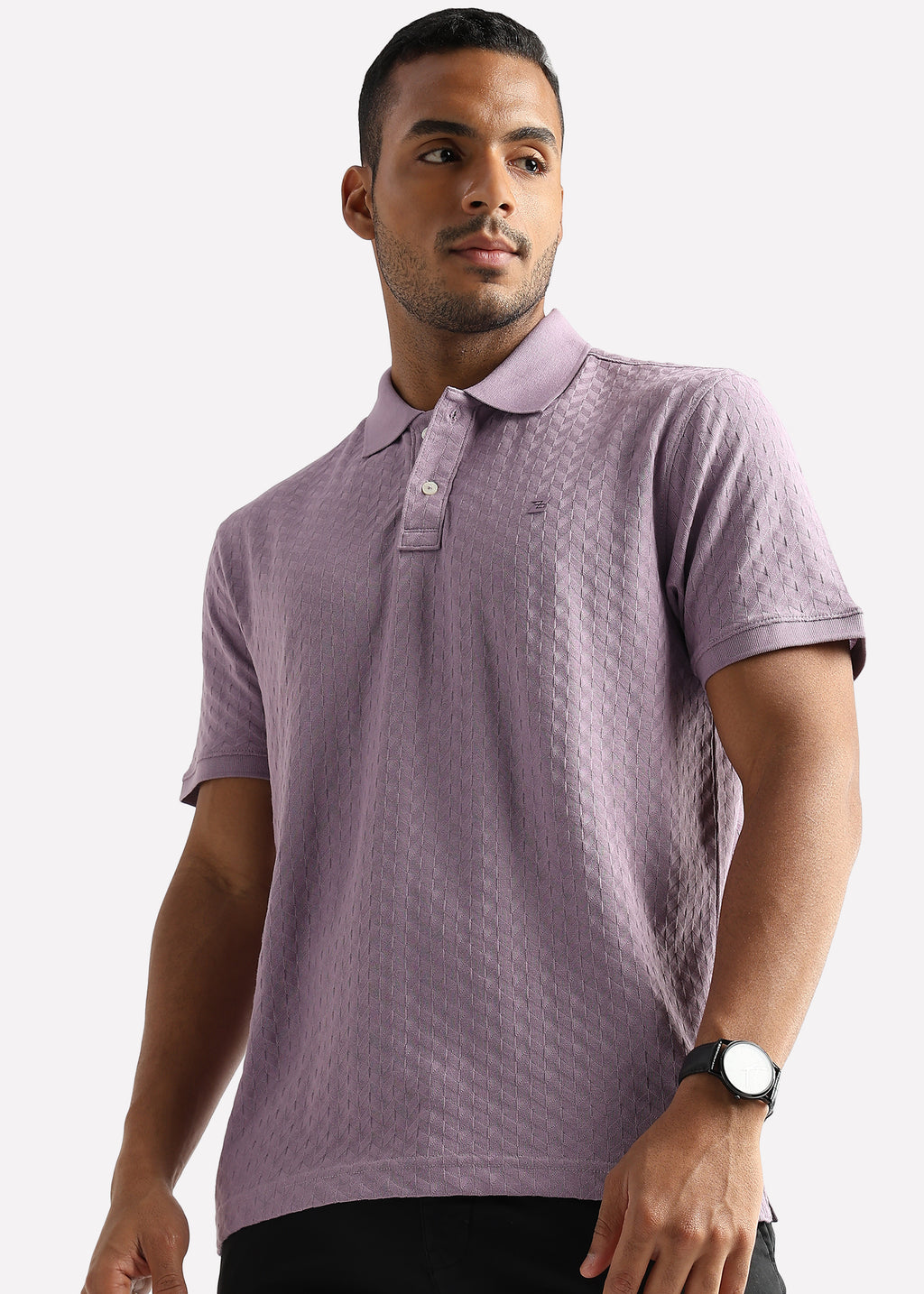 Rhapsody Lavender Arrowhead Knit Jacquard