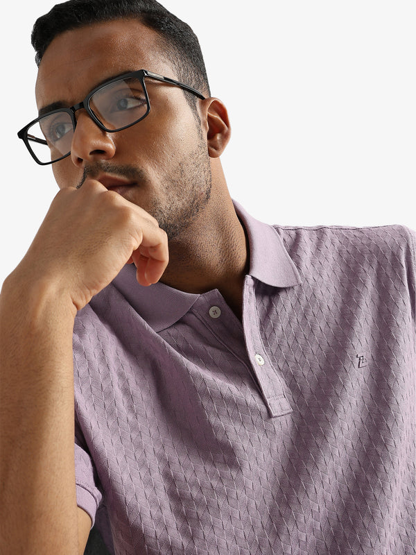 Rhapsody Lavender Arrowhead Knit Jacquard