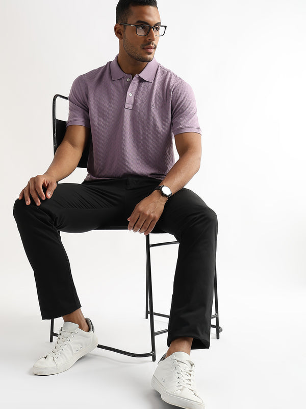 Rhapsody Lavender Arrowhead Knit Jacquard