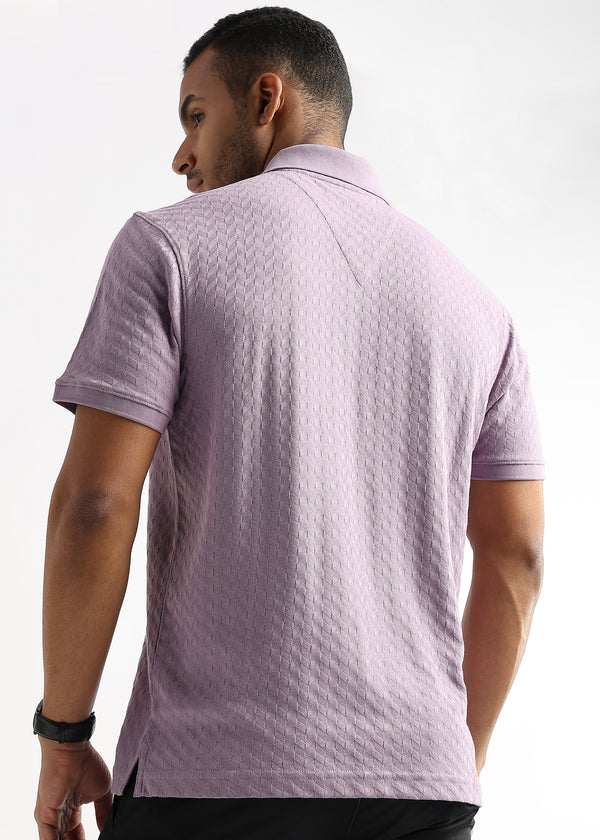 Rhapsody Lavender Arrowhead Knit Jacquard